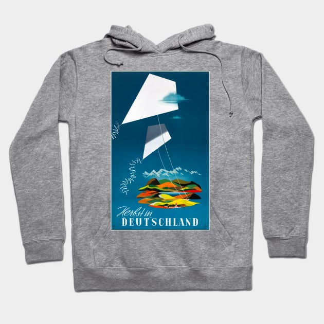 Vintage Travel Poster Germany Herbst in Deutschland Hoodie by vintagetreasure